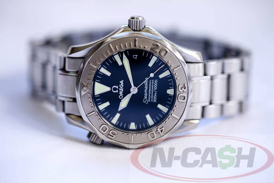 omega seamaster white gold