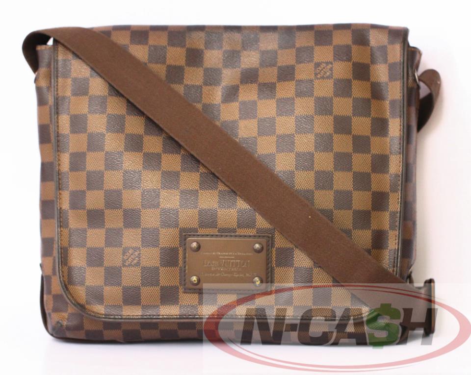Louis Vuitton Damier Ebene Brooklyn MM Messenger Bag | N-Cash