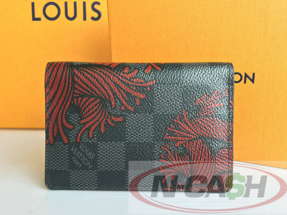 Louis Vuitton Dam Graphite Rope Pocket Organizer Wallet | N-Cash