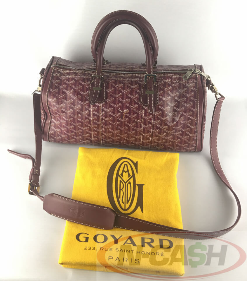 GOYARD Croisiere 40 T9 Burgundy Bag | N-Cash