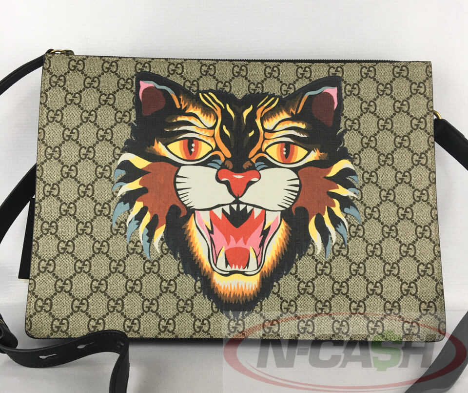 Gucci Angry Cat Supreme Bag N-Cash