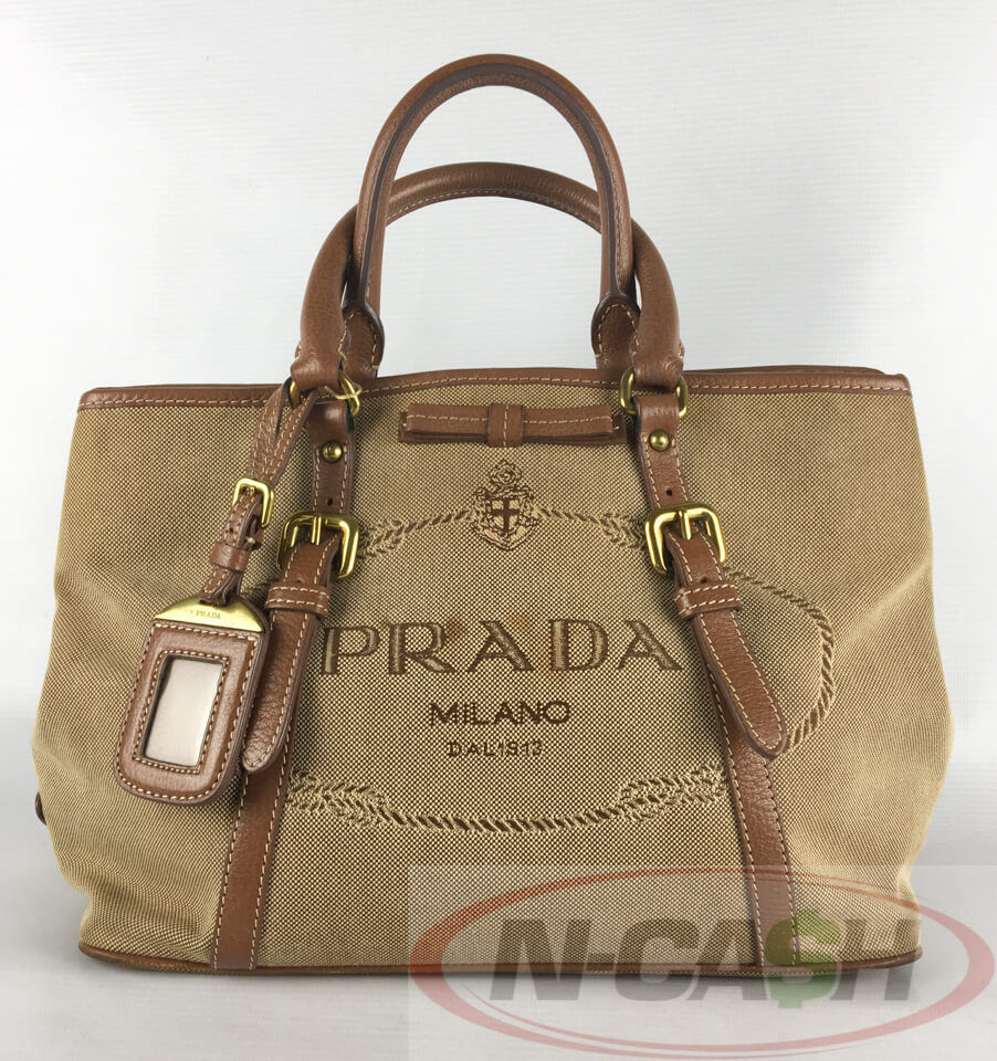 logo jacquard prada