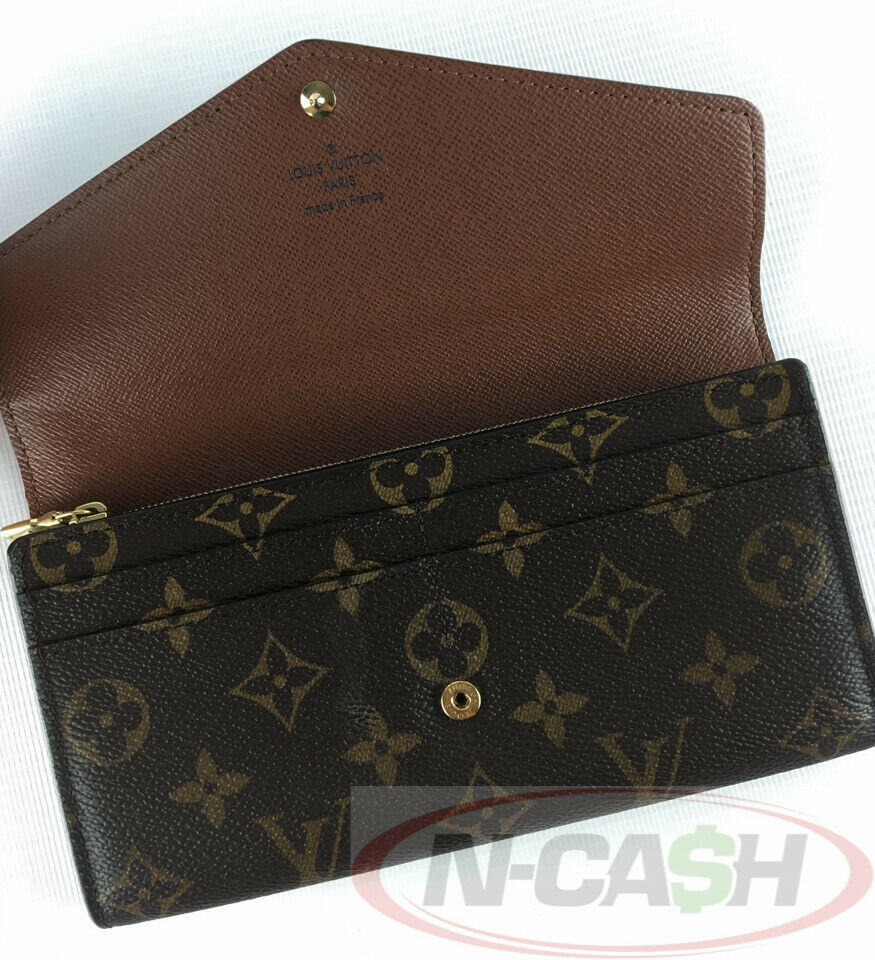 Sarah Wallet in Monogram - Women's Snap Wallet