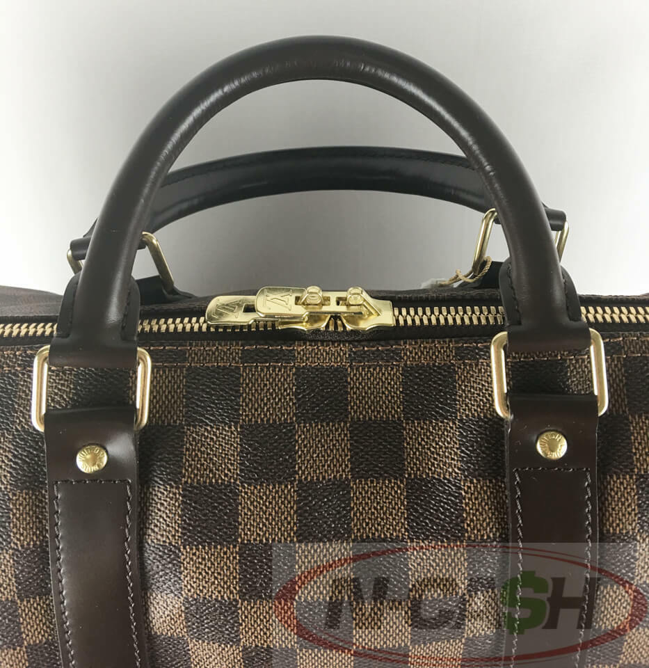 Pre-owned Louis Vuitton LV Keepall 55 Damier Graphite Bandouliere