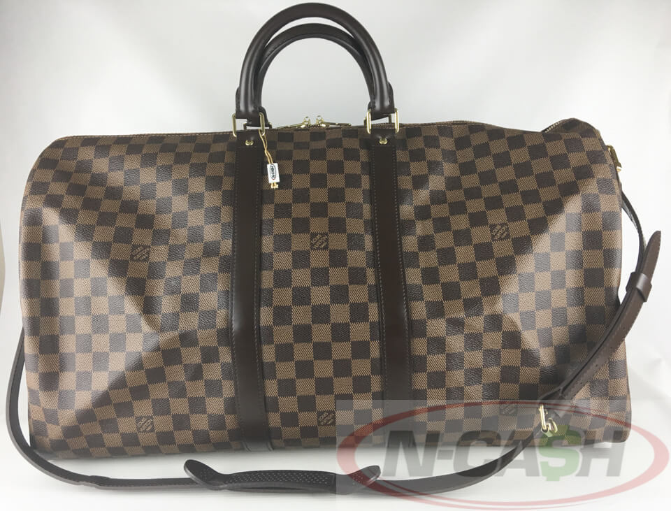 Louis Vuitton Keepall 55 Damier Ebene Bandouliere