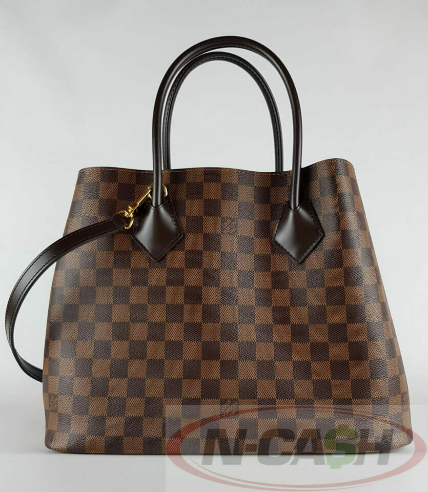 Louis Vuitton Kensington Damier Ebene Tote Bag Brown