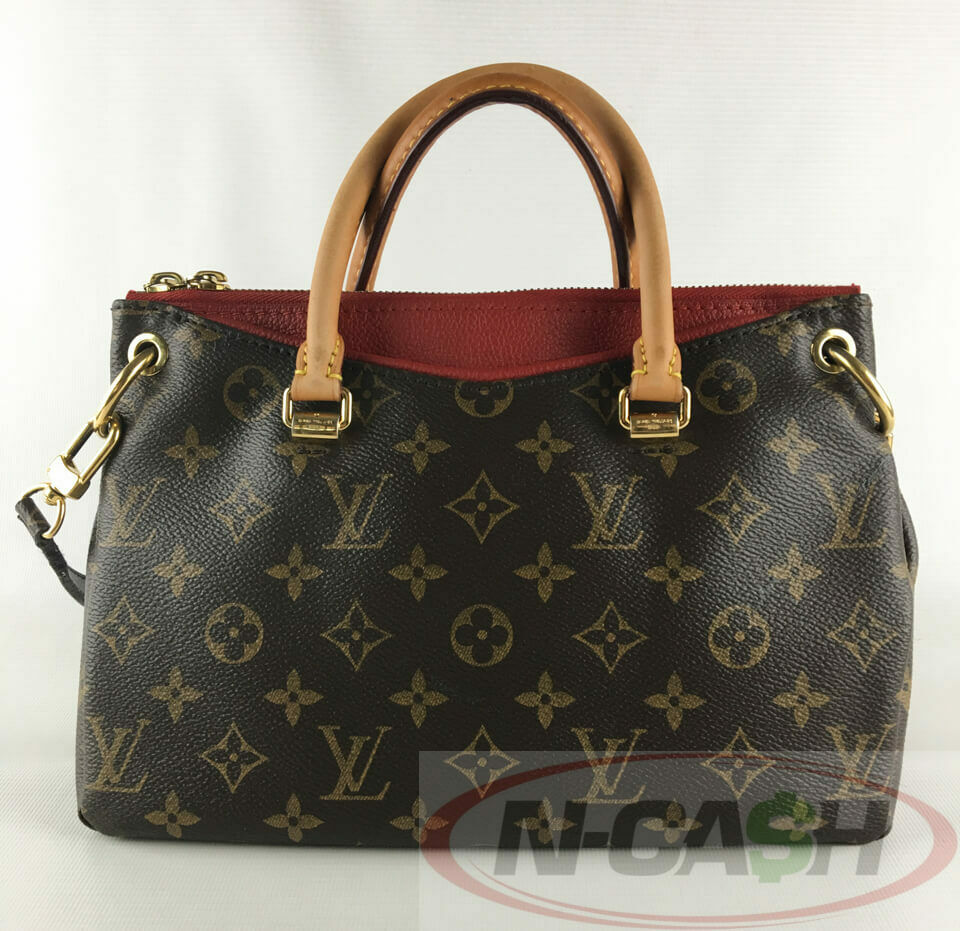 Louis Vuitton Pallas BB Cerise Monogram Canvas Leather Bag