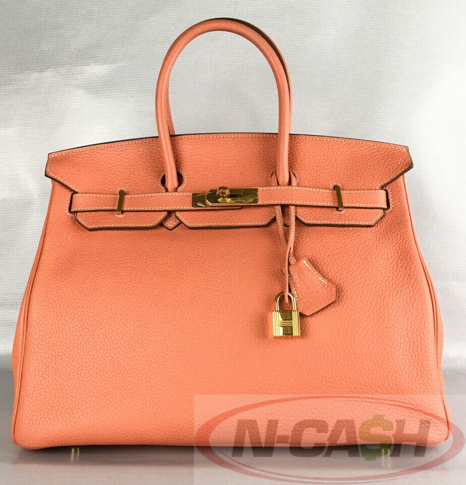 Hermes Birkin 35 Crevette Clemence Bag | N-Cash