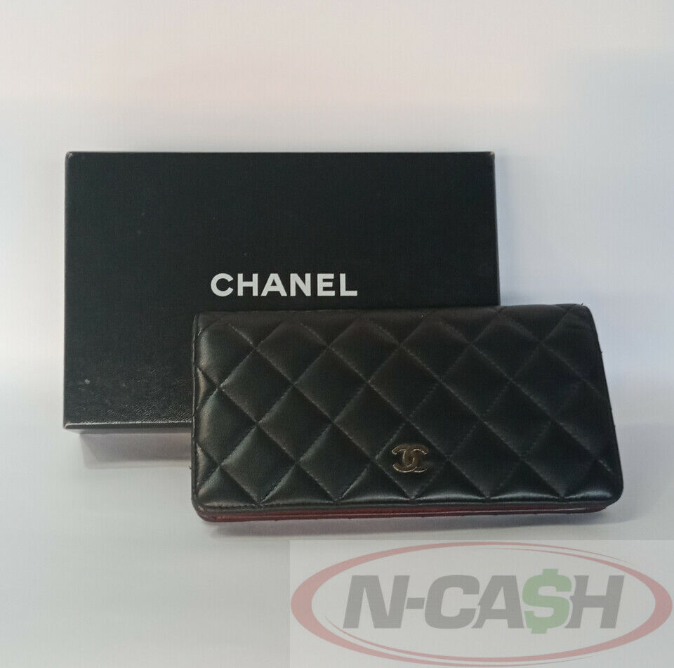 Chanel Classic Long Flap Wallet (Lambskin Black), Luxury, Bags & Wallets on  Carousell