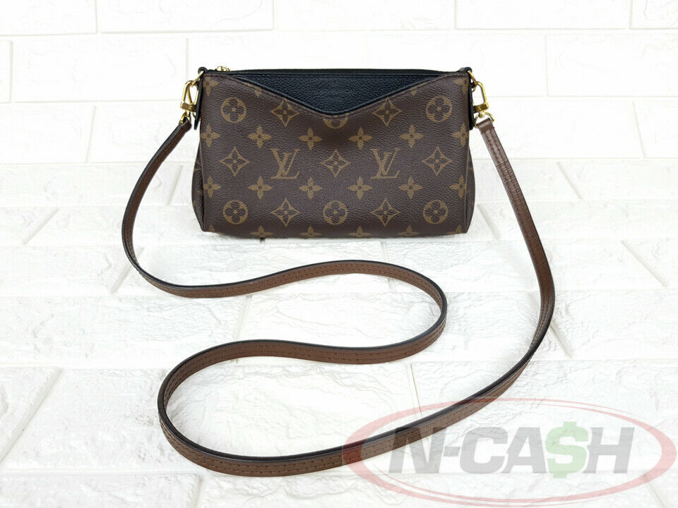 louis vuitton pallas clutch monogram