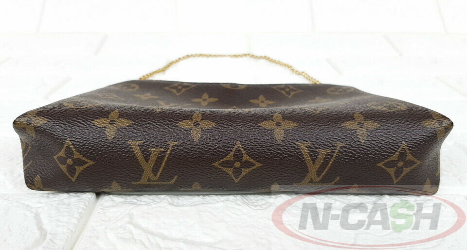 Auth Louis Vuitton Pallas Clutch Monogram Noir M41639 With Dust Invoice  LD430