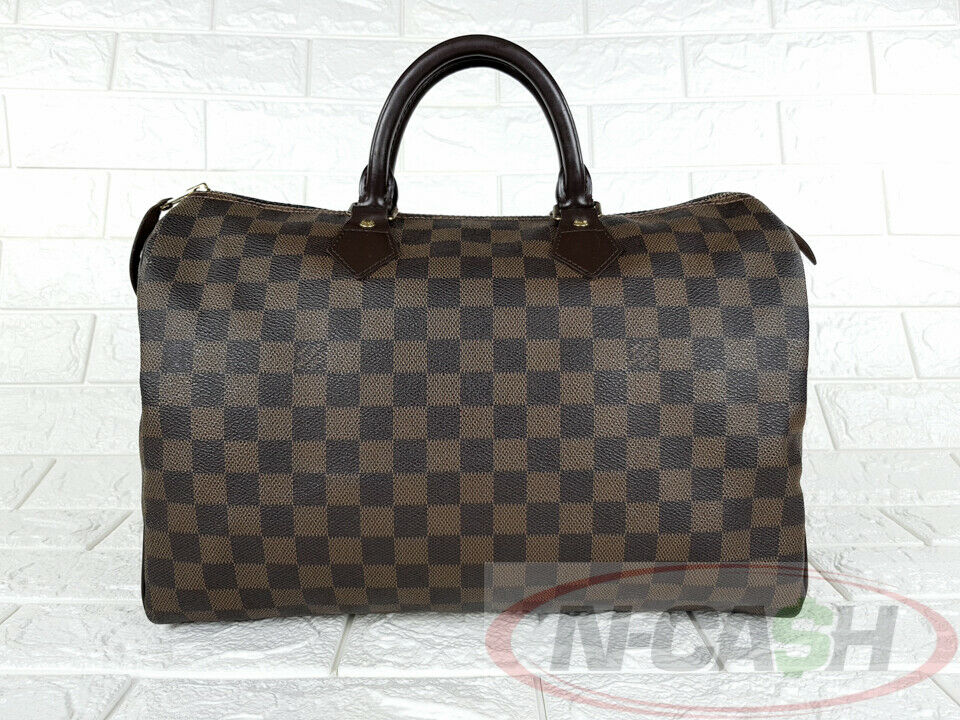 Louis Vuitton Speedy 35 Damier Ebene Canvas Handbag | N-Cash