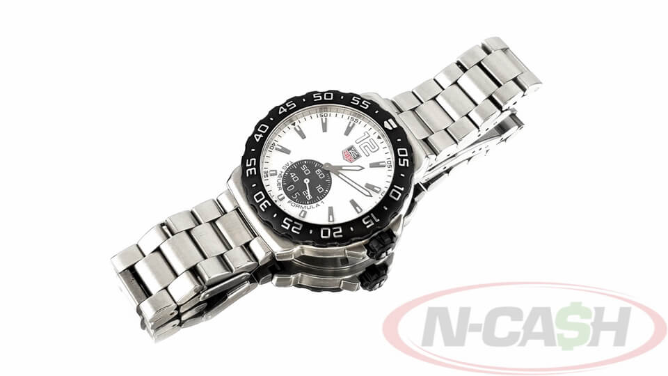 Tag Heuer Formula 1 Grande Date White Dial N Cash