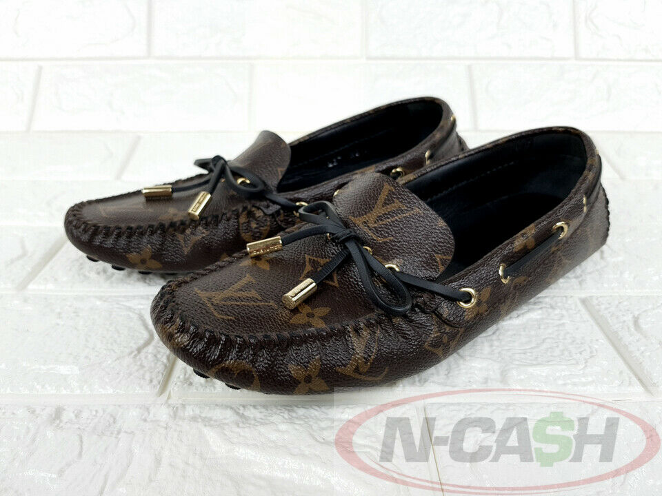 Louis Vuitton Brown Leather Gloria Loafers Size 40 Louis Vuitton