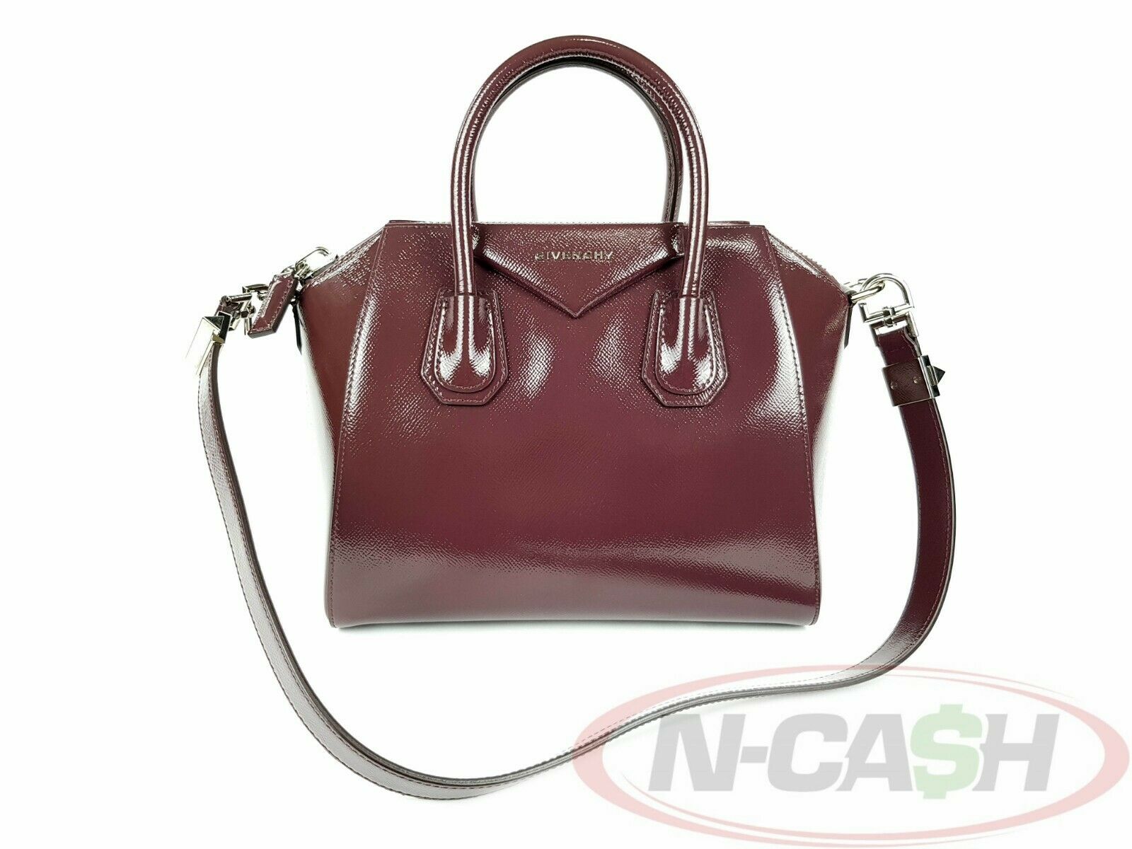 Givenchy Antigona Oxblood Red Small Leather Bag N Cash