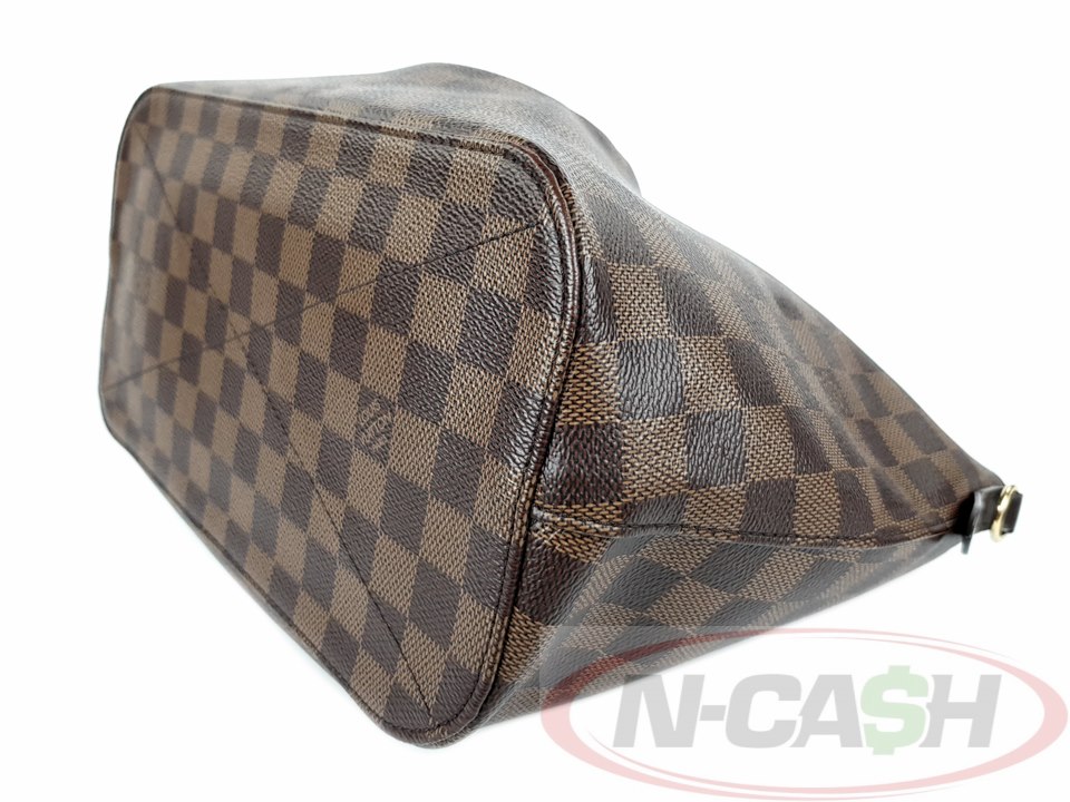 Authentic Louis Vuitton Damier Ebene Canvas Siena mm Handbag