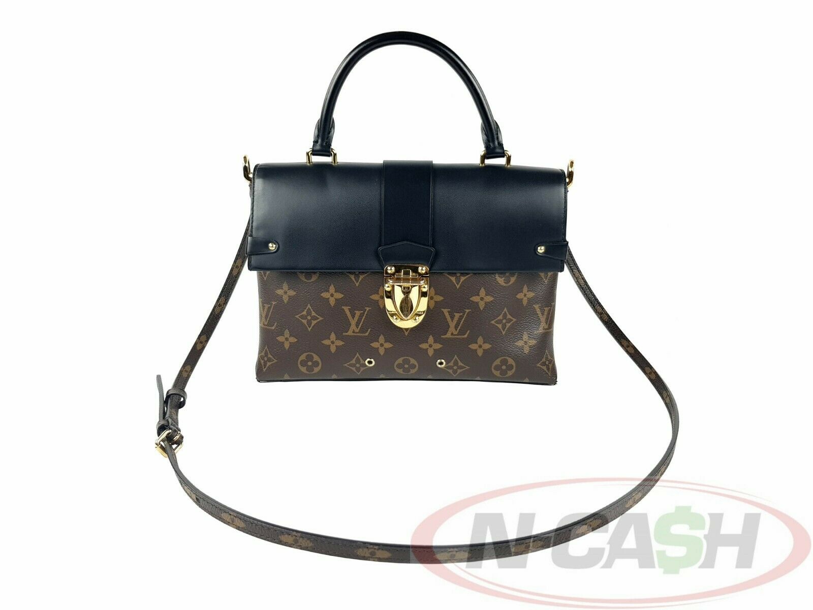 Louis Vuitton One Handle Flap Bag Monogram Canvas and Leather MM