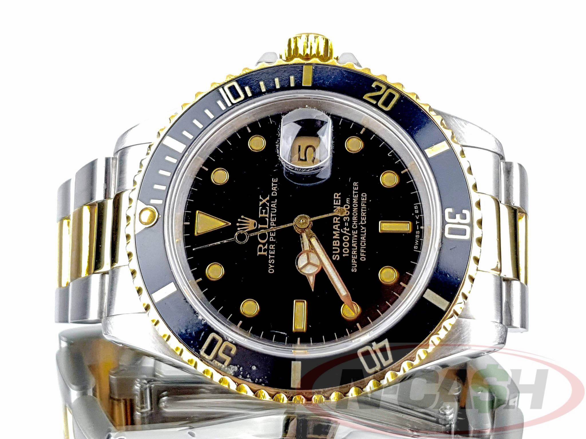 ROLEXsubmarinerblackandgold_pawnshop
