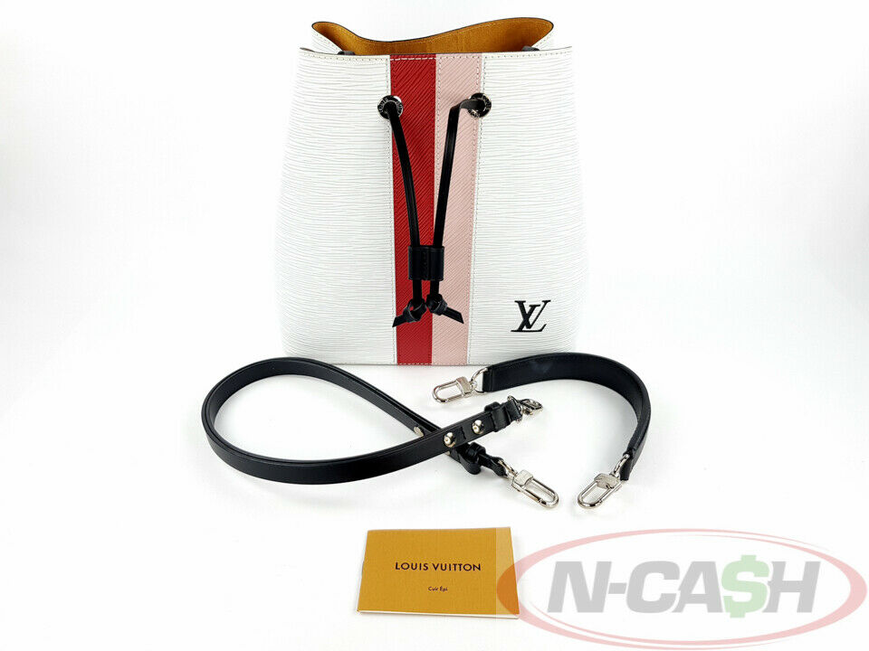 LOUIS VUITTON NEO MONCEAU WHITE EPI LEATHER BAG, Luxury, Bags & Wallets on  Carousell