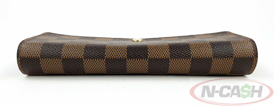 LOUIS VUITTON Sarah Damier Ebene Canvas Long Wallet_pawnshop2