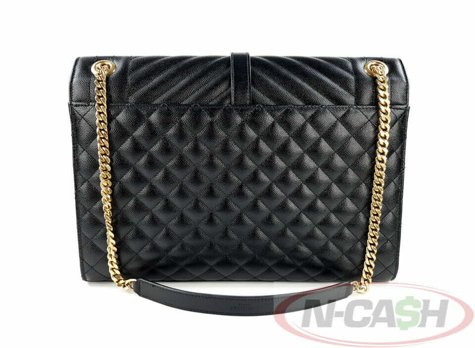 YSL Mix Matelasse Grain De Poudre Large Envelope Bag_pawnshop1