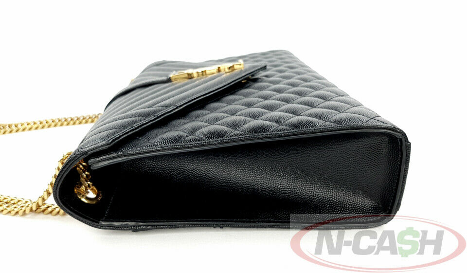YSL Mix Matelasse Grain De Poudre Large Envelope Bag_pawnshop2
