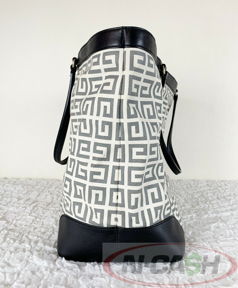 Givenchy Black Off White Antigona Shopper Tote Bag