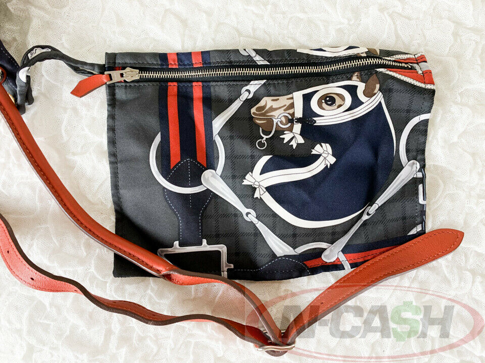 Hermes Silky City Tatersale Print PM Sling Bag