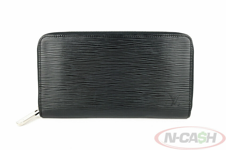 LOUIS VUITTON Black Epi Leather Zippy Organizer Wallet_pawnshop