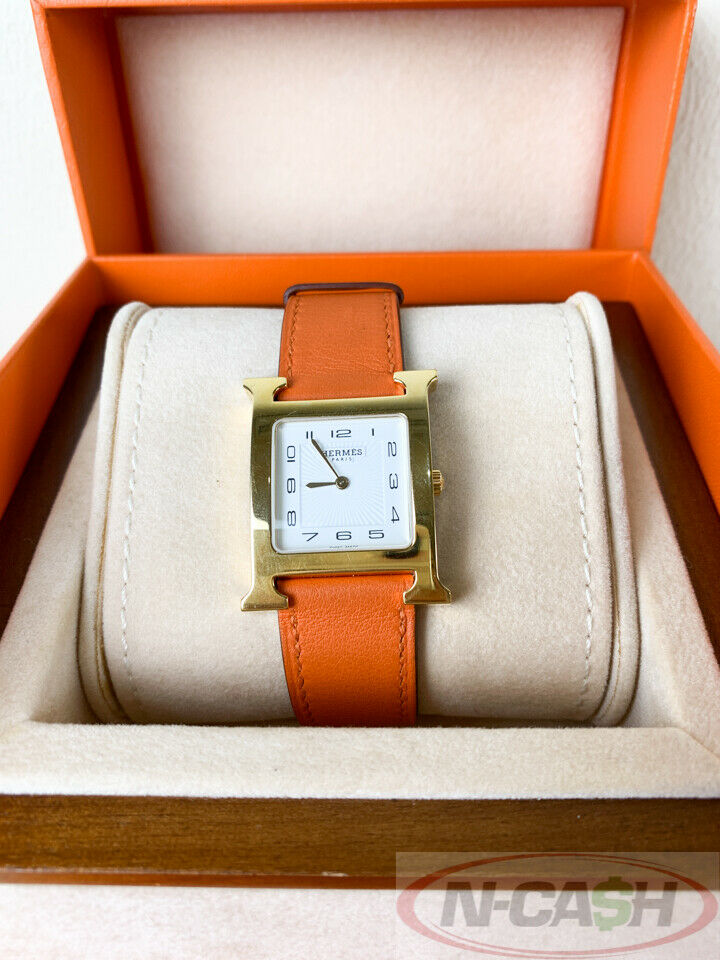 HERMES】Heure H 自動巻き 34mm チタン ウォッチ (HERMES/アナログ時計