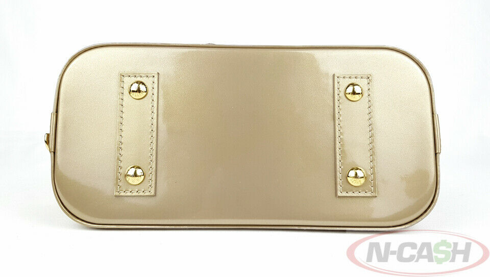 Louis Vuitton Alma BB Beige/Ocher in Monopaname Coated Canvas with  Gold-tone - US