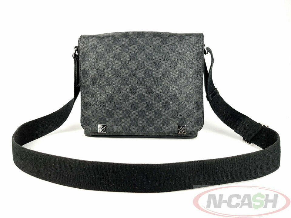 Louis Vuitton District Messenger PM Damier Graphite in Coated Canvas with  Silver-tone - US