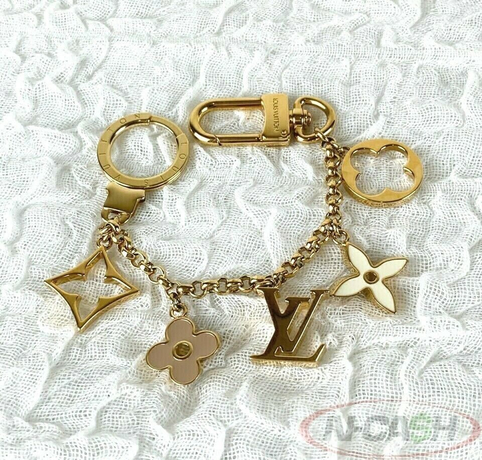 Pre-owned Louis Vuitton Bag Charm In Metallic