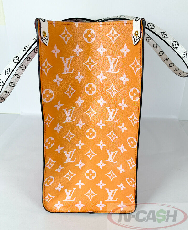 LOUIS VUITTON Onthego Red Reverse Monogram Giant GM Bag_pawnshop2