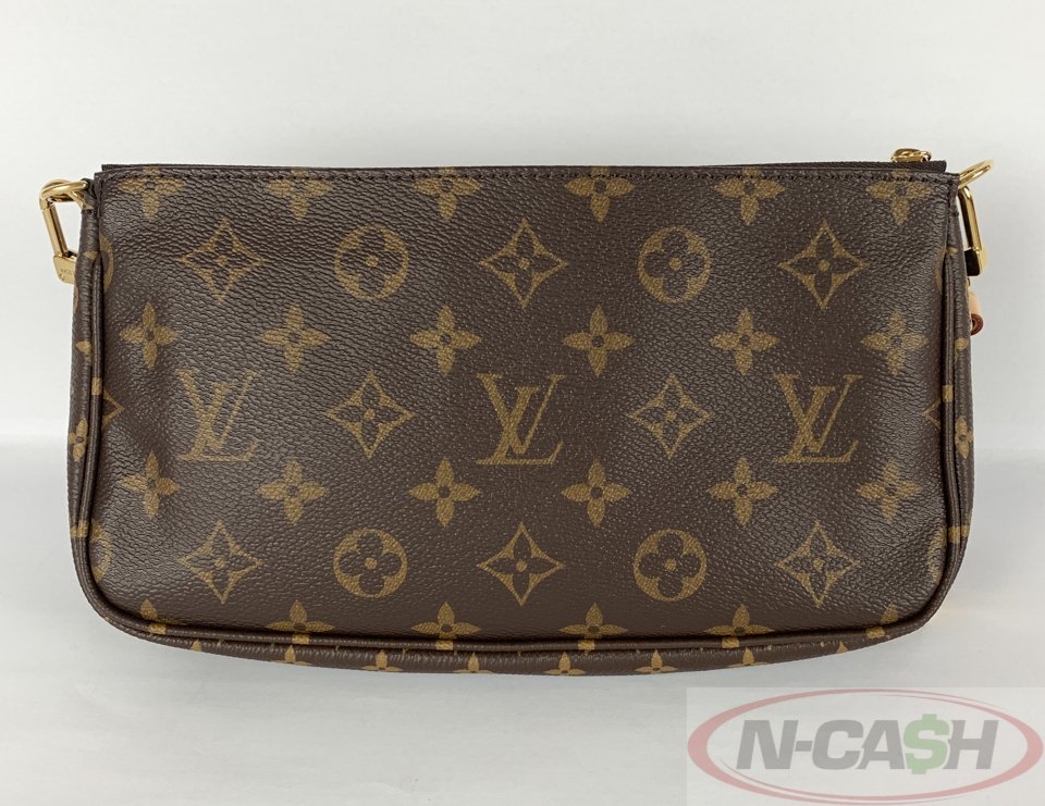 LOUIS VUITTON Multi Pochette Accessories Mono Khaki Bag_pawnshop2
