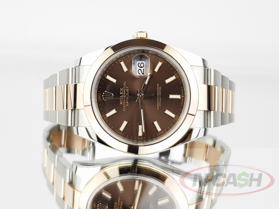 Rolex Datejust 41 Steel Rose Gold-pawnshop