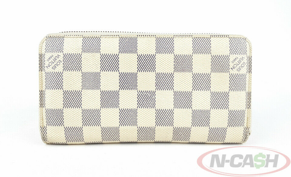 LOUIS VUITTON Damier Azur Zippy Long Wallet_pawnshop1