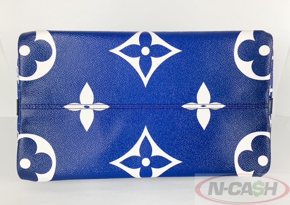 Louis Vuitton Blue Escale Speedy Bandouliere 30 Giant Monogram Bag_pawnshop2