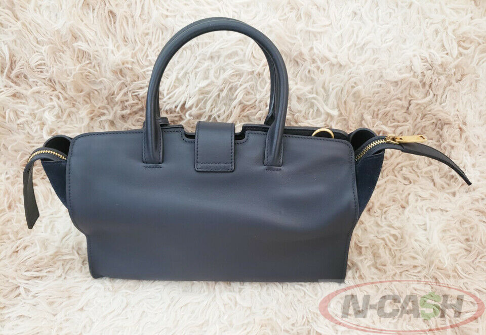 SAINT LAURENT Baby Cabas Monogramme Bag in Black Leather [ReSale