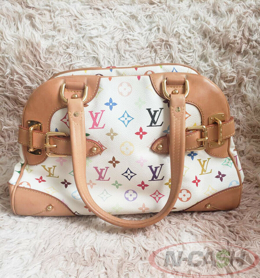 Louis Vuitton Multicolor Claudia White Canvas – l'Étoile de Saint Honoré