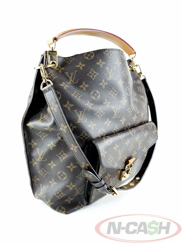 LOUIS VUITTON Metis Monogram Canvas Hobo Shoulder Bag Brown-US