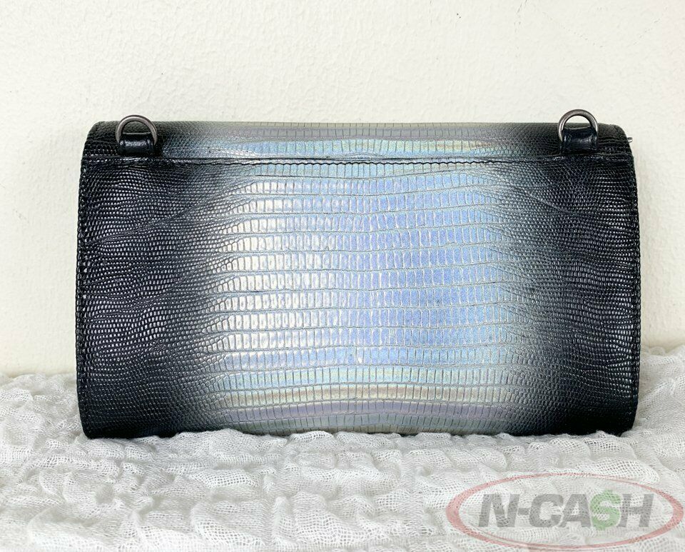 Chanel Iridescent Lizard Wallet-On-Chain Clutch Bag