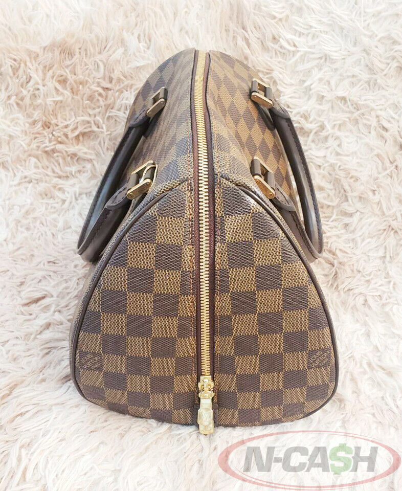 Louis Vuitton Ribera Brown Canvas Handbag (Pre-Owned)