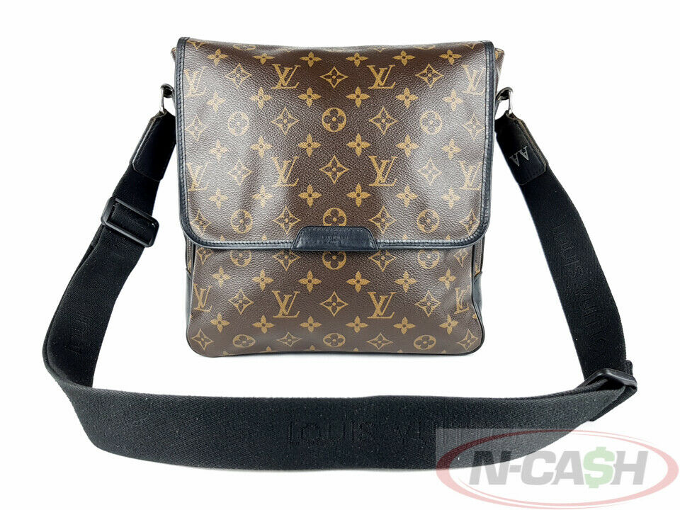 Louis Vuitton Macassar Bass MM Monogram Canvas Messenger Bag_pawnshop