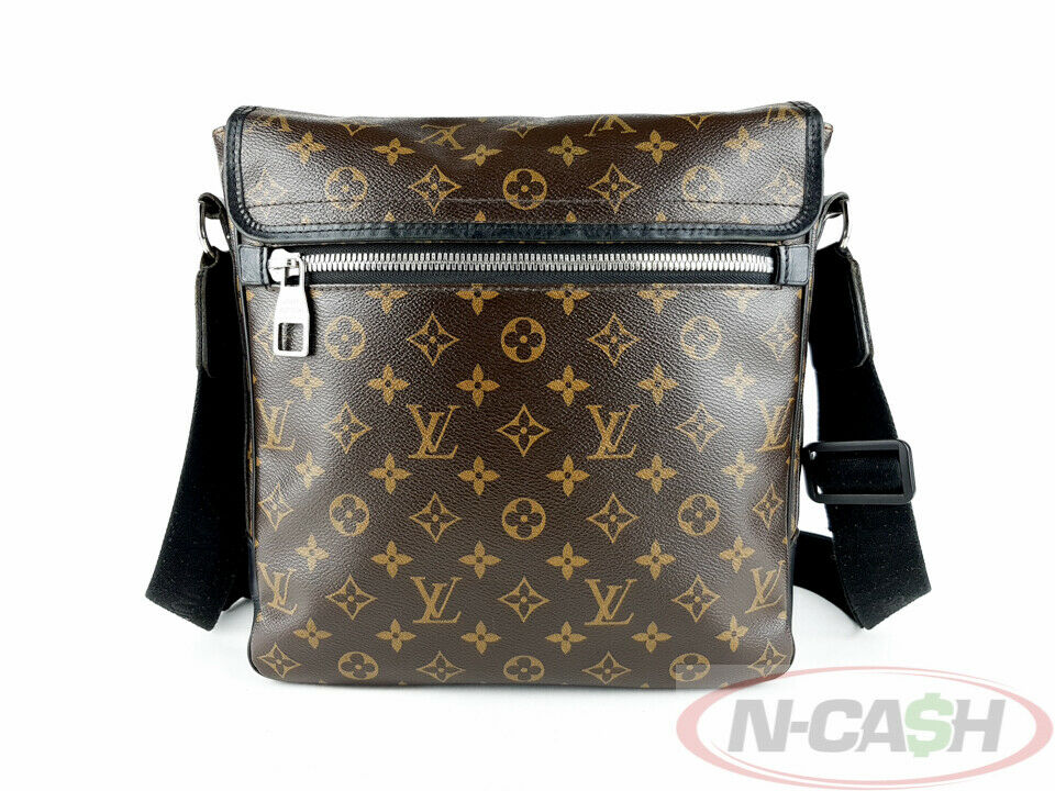 Louis Vuitton Macassar Bass MM Monogram Canvas Messenger Bag_pawnshop1
