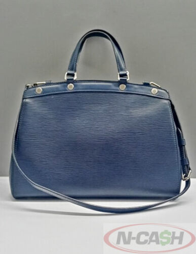 Louis Vuitton Brea Handbag in Navy Blue EPI Leather