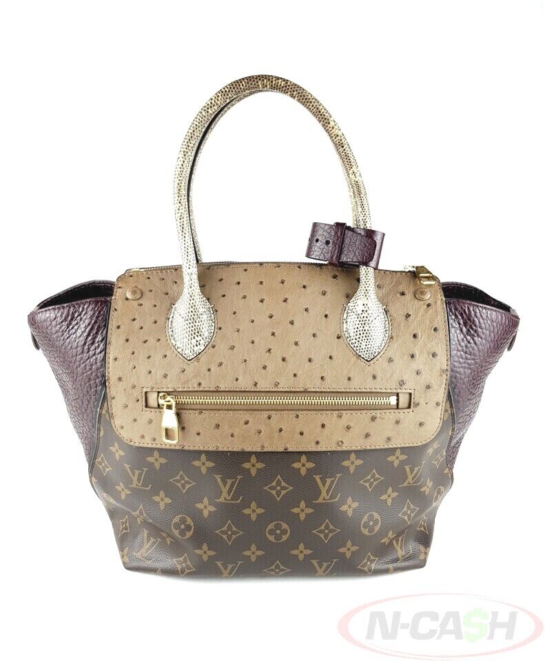 LOUIS VUITTON Majestueux Exotic MM Tote Bag_pawnshop1