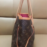 LOUIS VUITTON Neverfull MM Pivoine Tote w Pouch_pawnshop2
