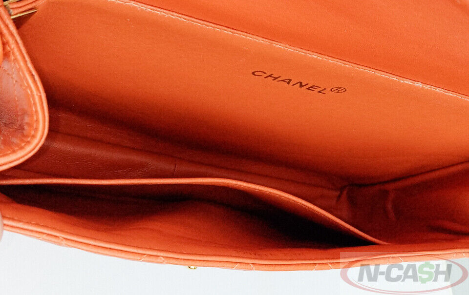 CHANEL Double Side Two Face Lambskin Leather Flap Bag_pawnshop2