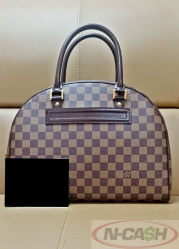 LOUIS VUITTON Nolita Damier Ebene Canvas Tote Bag